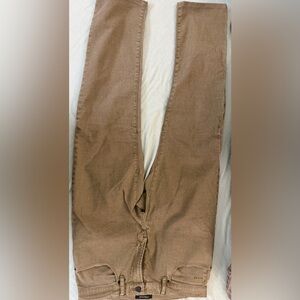 Huckberry proof rover light olive straight leg canvas pants 33x32